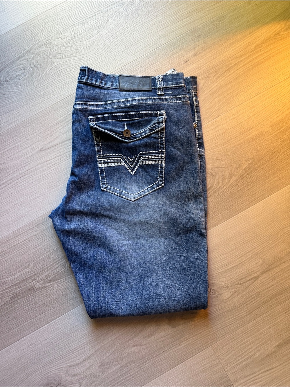 Men's Dark Blue True Luck jeans